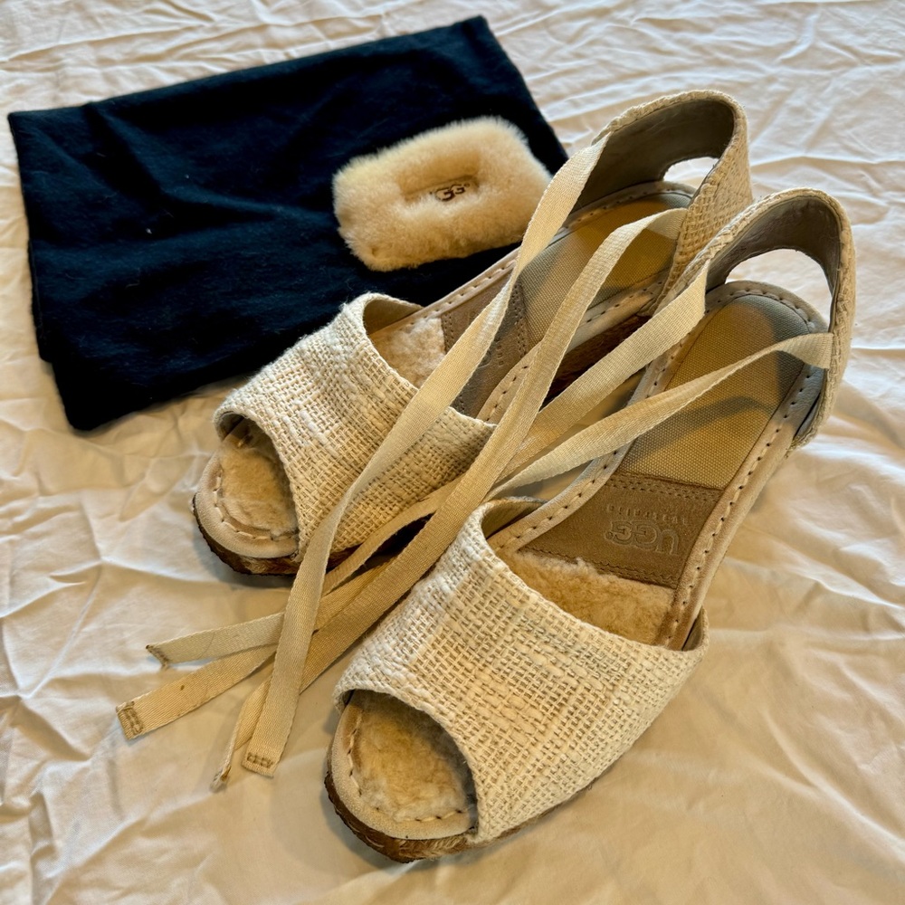 UGG Cream Espadrille Women's Shoes